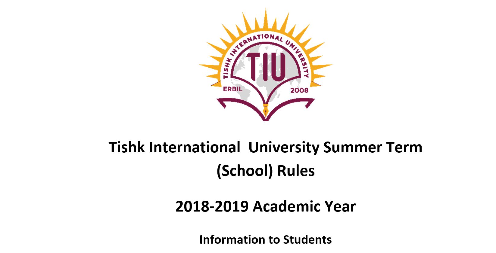 Tishk International University | Civil Department