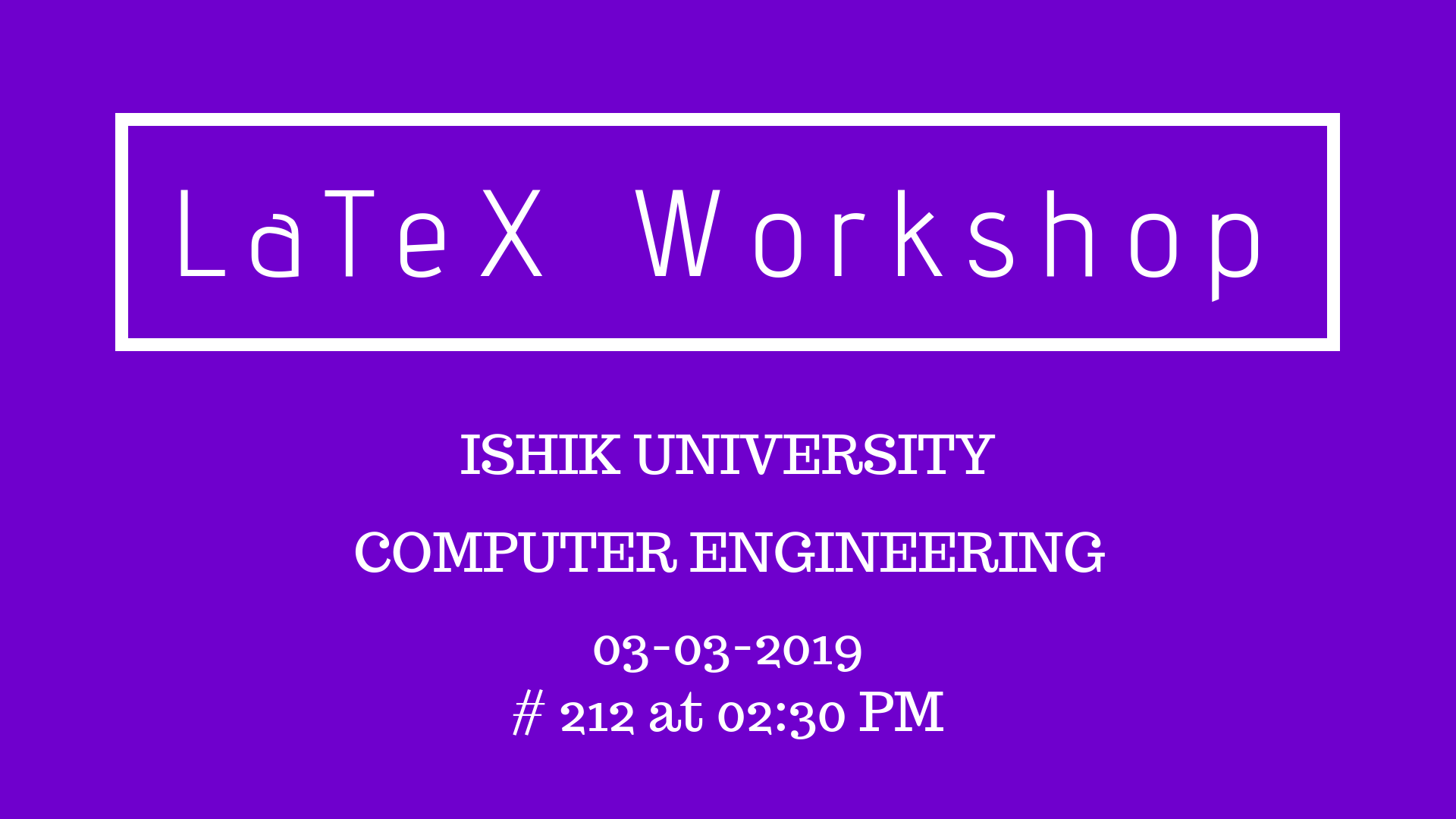 Tishk International University | Computer Engineering Department