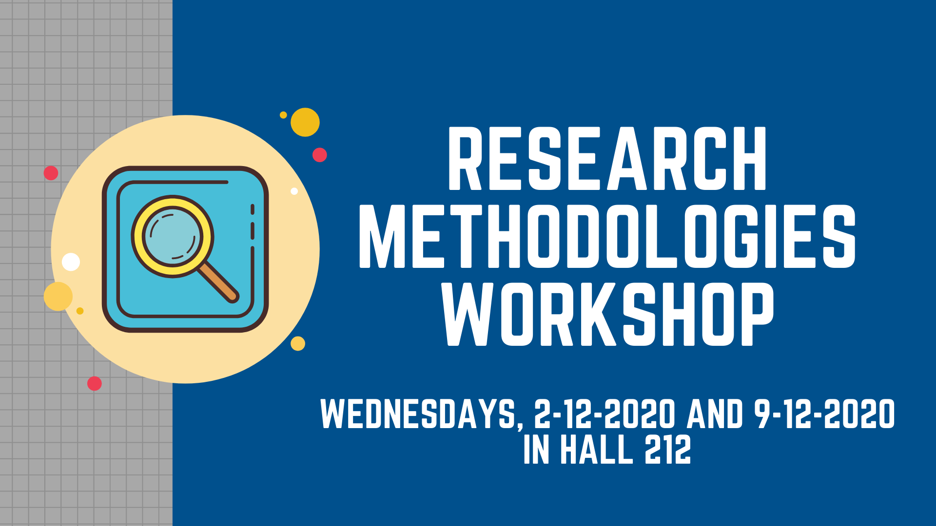 Research Methodologies workshop announcement - Computer Engineering ...