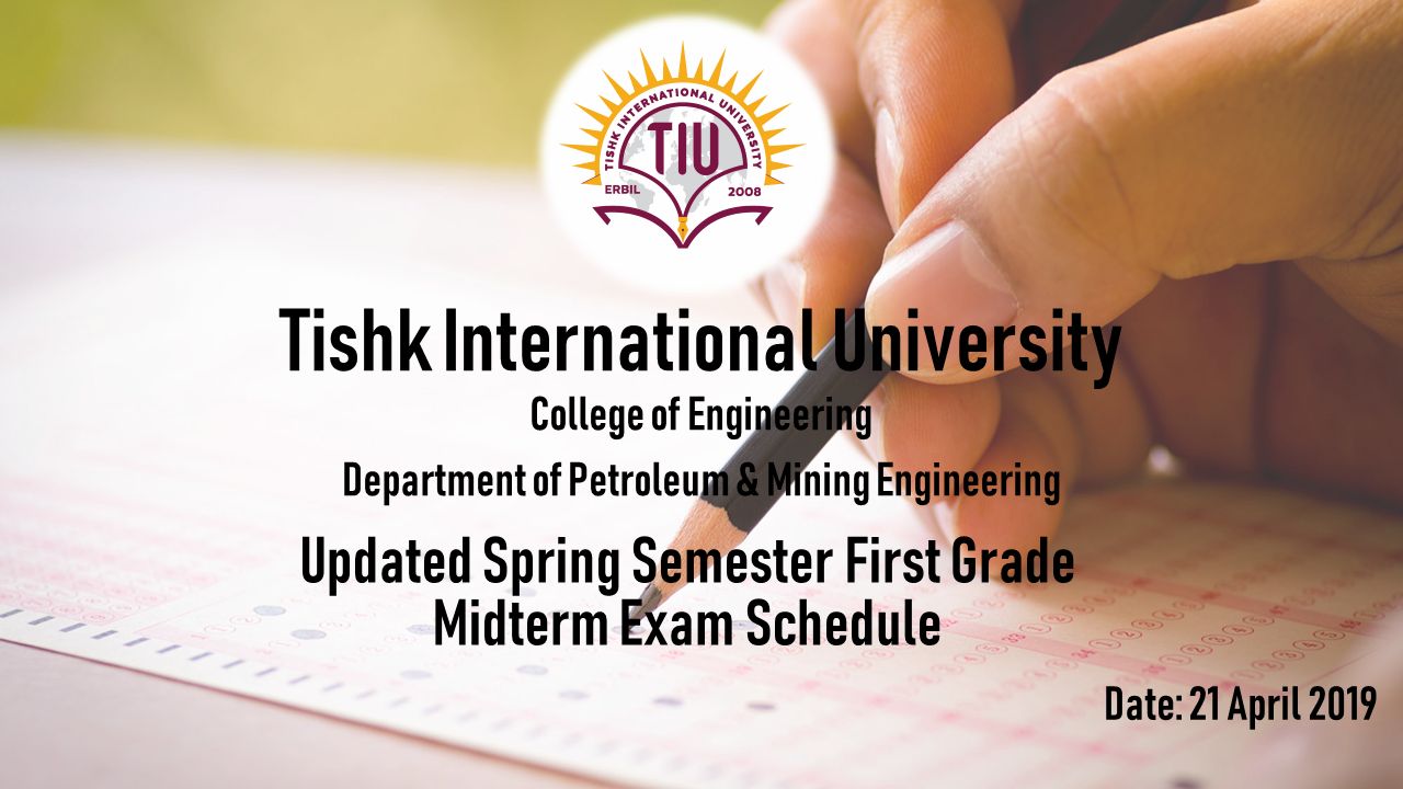 Tishk International University | petromining Department