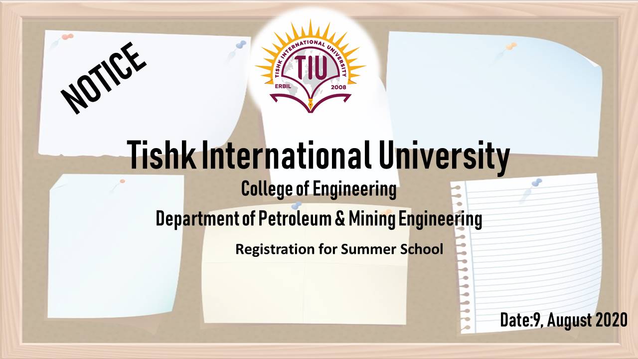 Tishk International University | petromining Department