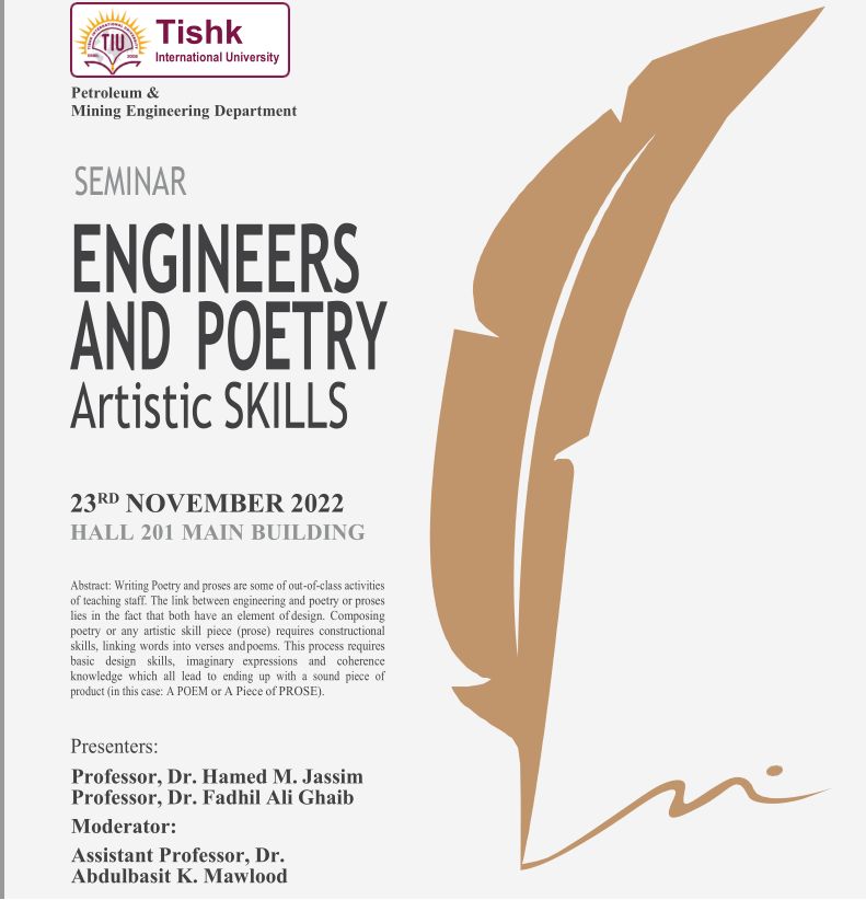 Tishk International University | petromining Department