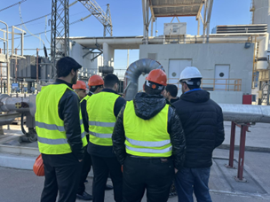 Petroleum and Mining Engineering, TIU, MASS Erbil Power Station, site visit, second-year students, power generation, gas turbines, steam turbines, engineering education, practical exposure, Ms. Jwan Khaleel Mohammed, Mr. Ibrahim Fatih, industry connections, workplace safety, Erbil.