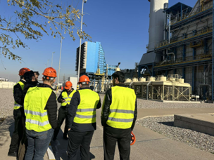 Petroleum and Mining Engineering, TIU, MASS Erbil Power Station, site visit, second-year students, power generation, gas turbines, steam turbines, engineering education, practical exposure, Ms. Jwan Khaleel Mohammed, Mr. Ibrahim Fatih, industry connections, workplace safety, Erbil.