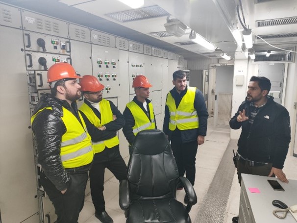 Petroleum and Mining Engineering, TIU, MASS Erbil Power Station, site visit, second-year students, power generation, gas turbines, steam turbines, engineering education, practical exposure, Ms. Jwan Khaleel Mohammed, Mr. Ibrahim Fatih, industry connections, workplace safety, Erbil.