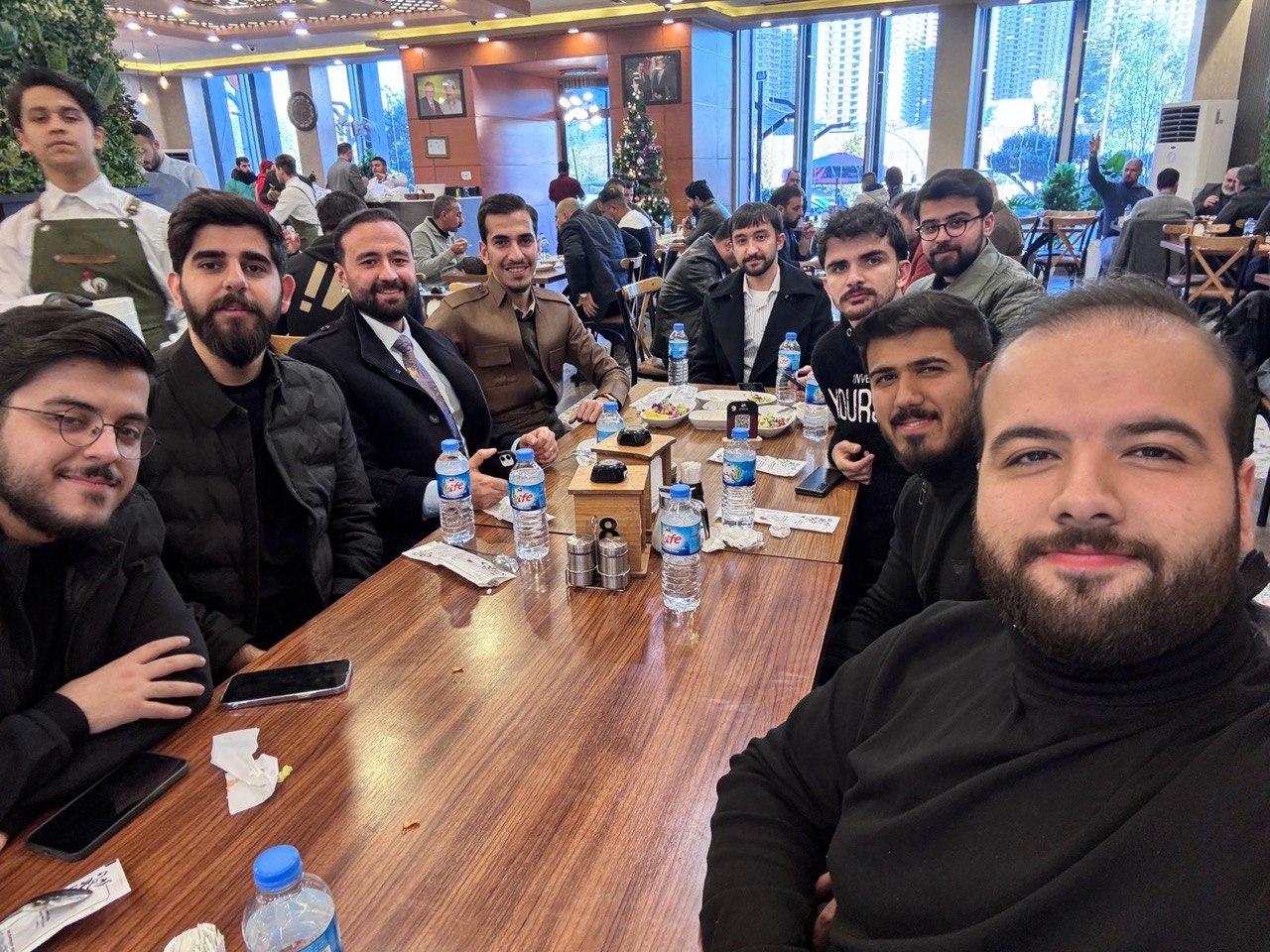 lunch gathering, fourth-grade students, Petroleum and Mining Engineering, friendly environment, student concerns, TIU, Dean of Students.