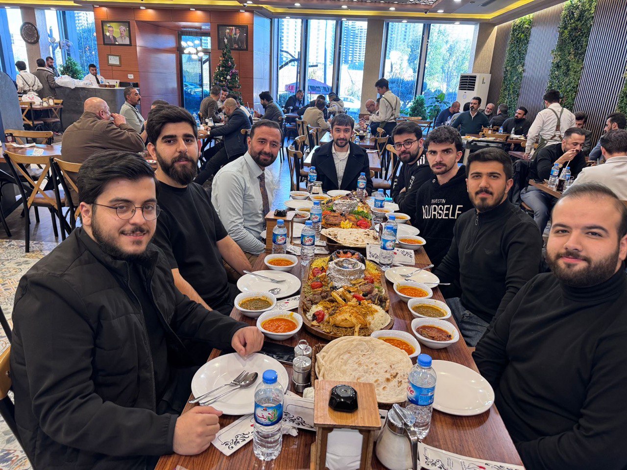 lunch gathering, fourth-grade students, Petroleum and Mining Engineering, friendly environment, student concerns, TIU, Dean of Students.