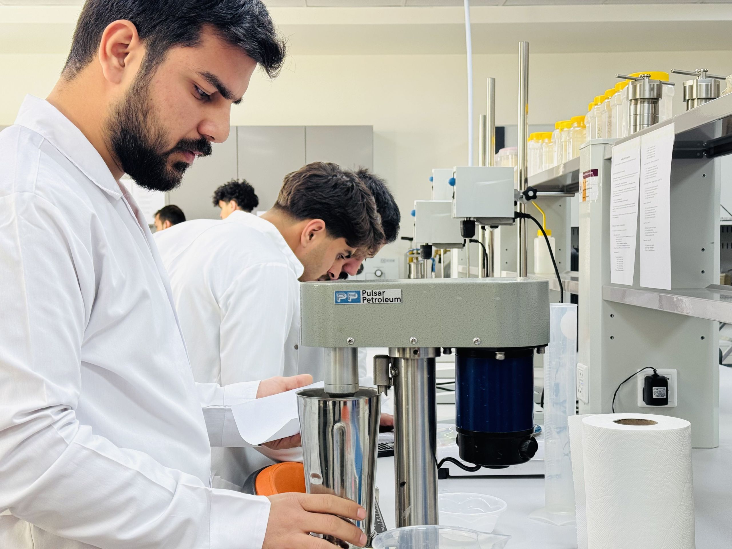 Drilling Fluid Competition, Tishk International University, TIU SPE Student Chapter, SPE Northern Iraq, Pulsar Petroleum, petroleum engineering, drilling fluids, hands-on competition, Kurdistan universities.