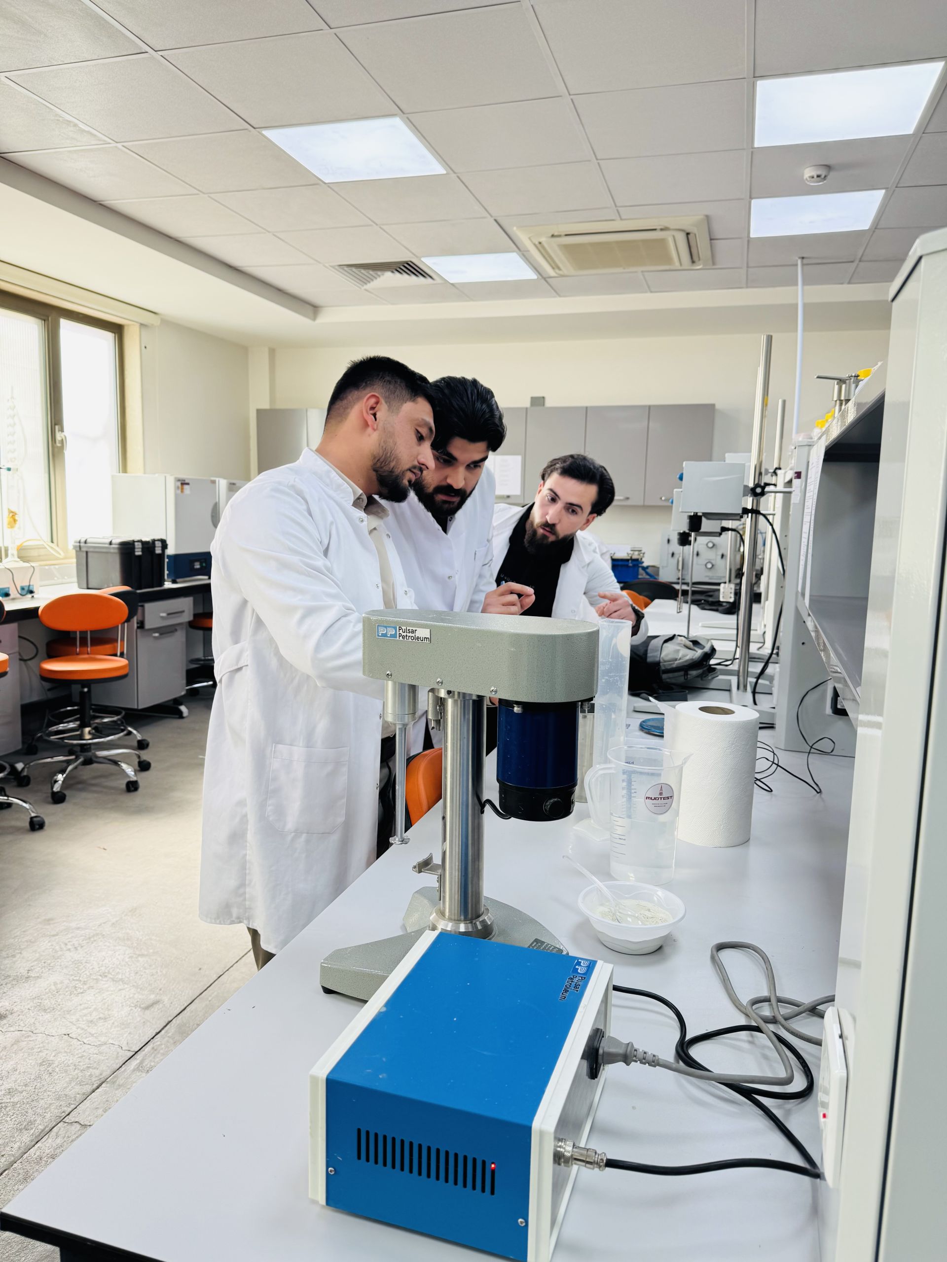 Drilling Fluid Competition, Tishk International University, TIU SPE Student Chapter, SPE Northern Iraq, Pulsar Petroleum, petroleum engineering, drilling fluids, hands-on competition, Kurdistan universities.