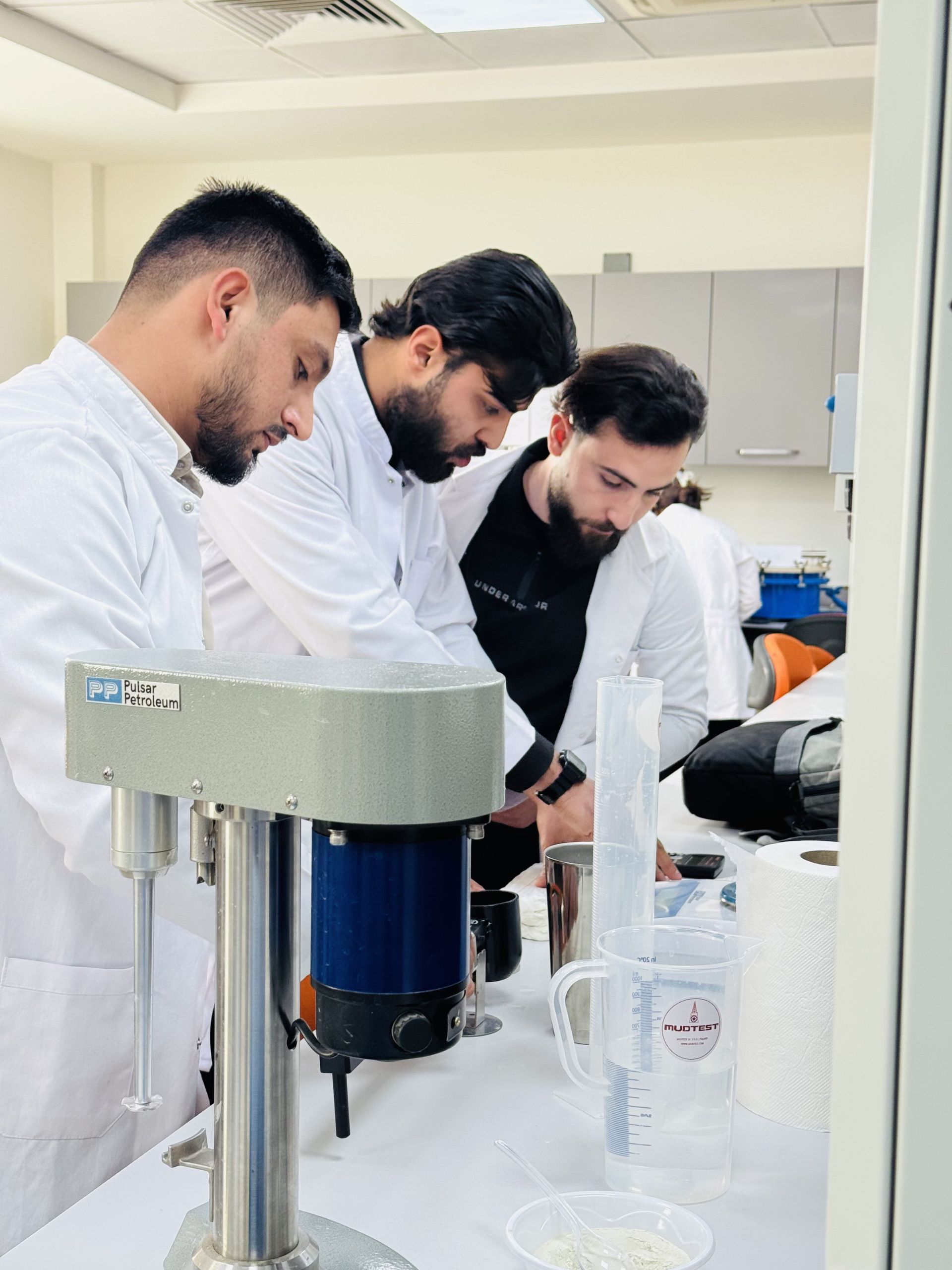 Drilling Fluid Competition, Tishk International University, TIU SPE Student Chapter, SPE Northern Iraq, Pulsar Petroleum, petroleum engineering, drilling fluids, hands-on competition, Kurdistan universities.