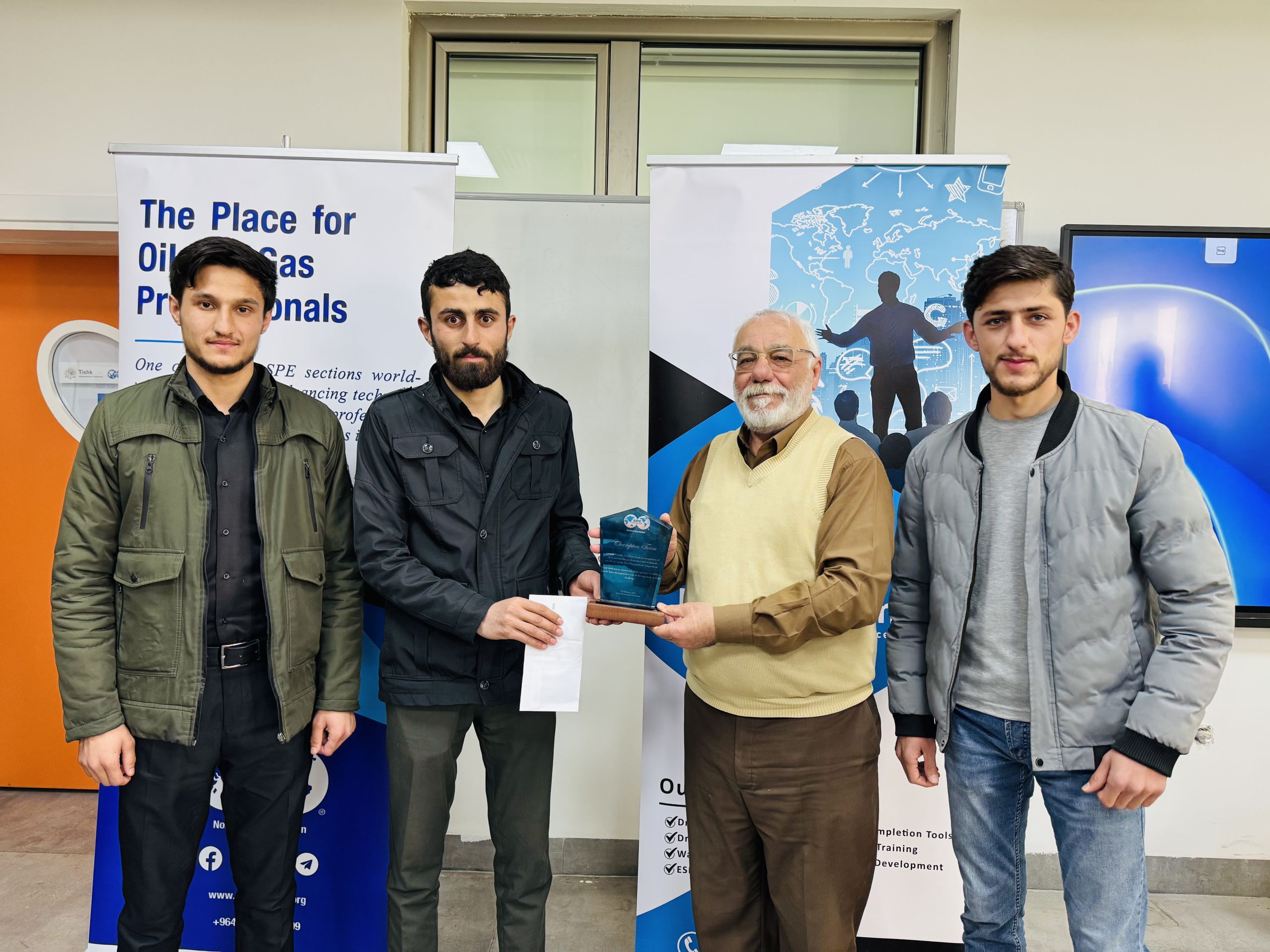 Drilling Fluid Competition, Tishk International University, TIU SPE Student Chapter, SPE Northern Iraq, Pulsar Petroleum, petroleum engineering, drilling fluids, hands-on competition, Kurdistan universities.