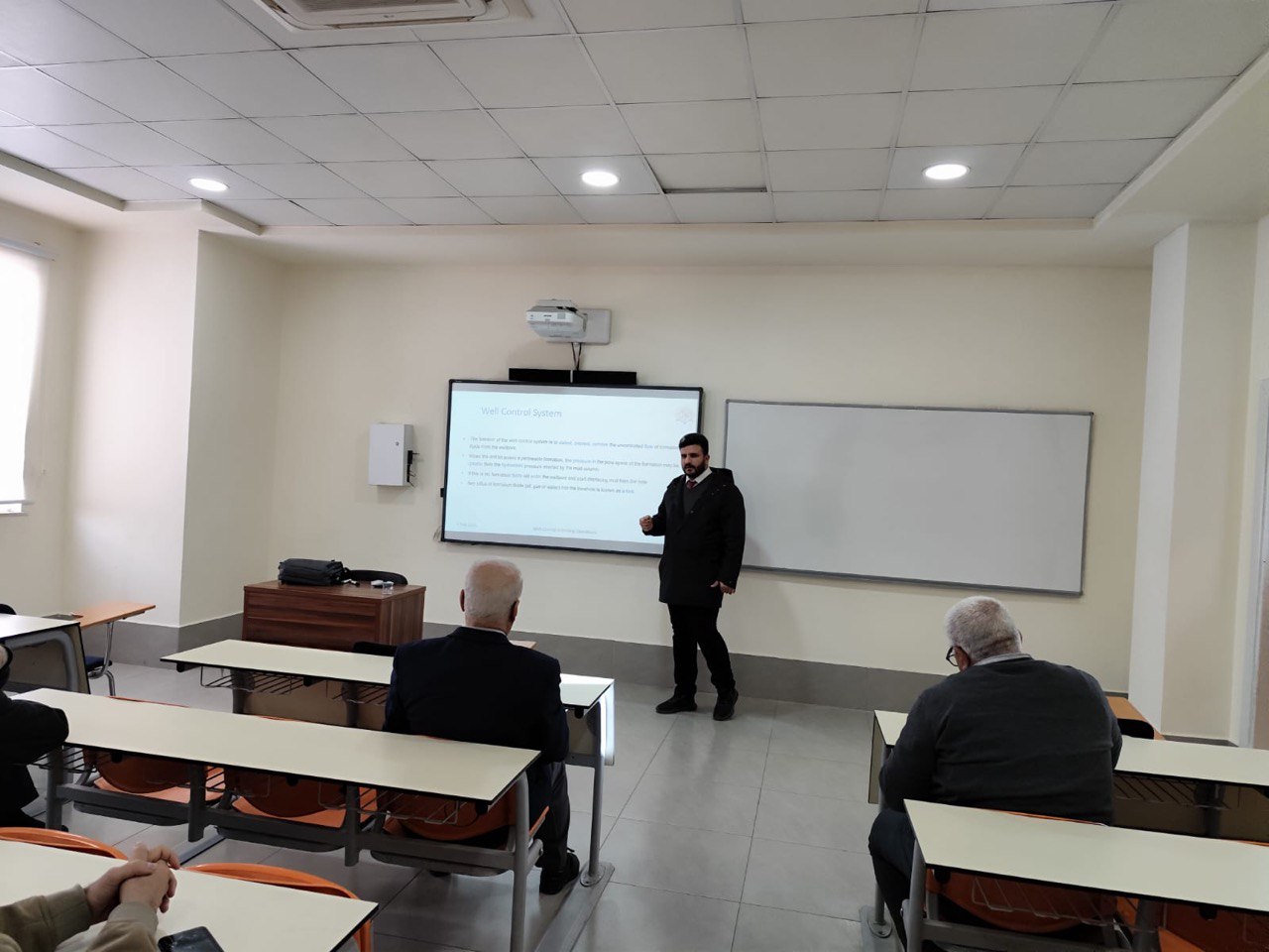 Petroleum and Mining Engineering, TIU, well control, drilling operations, well kicks, Blowout Preventers, safety measures, choke and kill lines, industry best practices, well pressure control, drilling safety, petroleum engineering seminar, engineering education, real-world challenges, faculty seminar series.