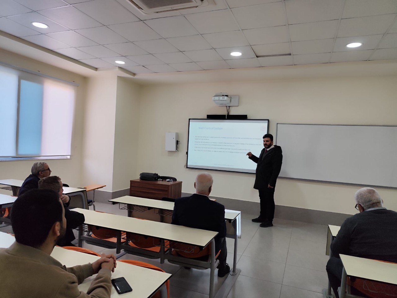 Petroleum and Mining Engineering, TIU, well control, drilling operations, well kicks, Blowout Preventers, safety measures, choke and kill lines, industry best practices, well pressure control, drilling safety, petroleum engineering seminar, engineering education, real-world challenges, faculty seminar series.