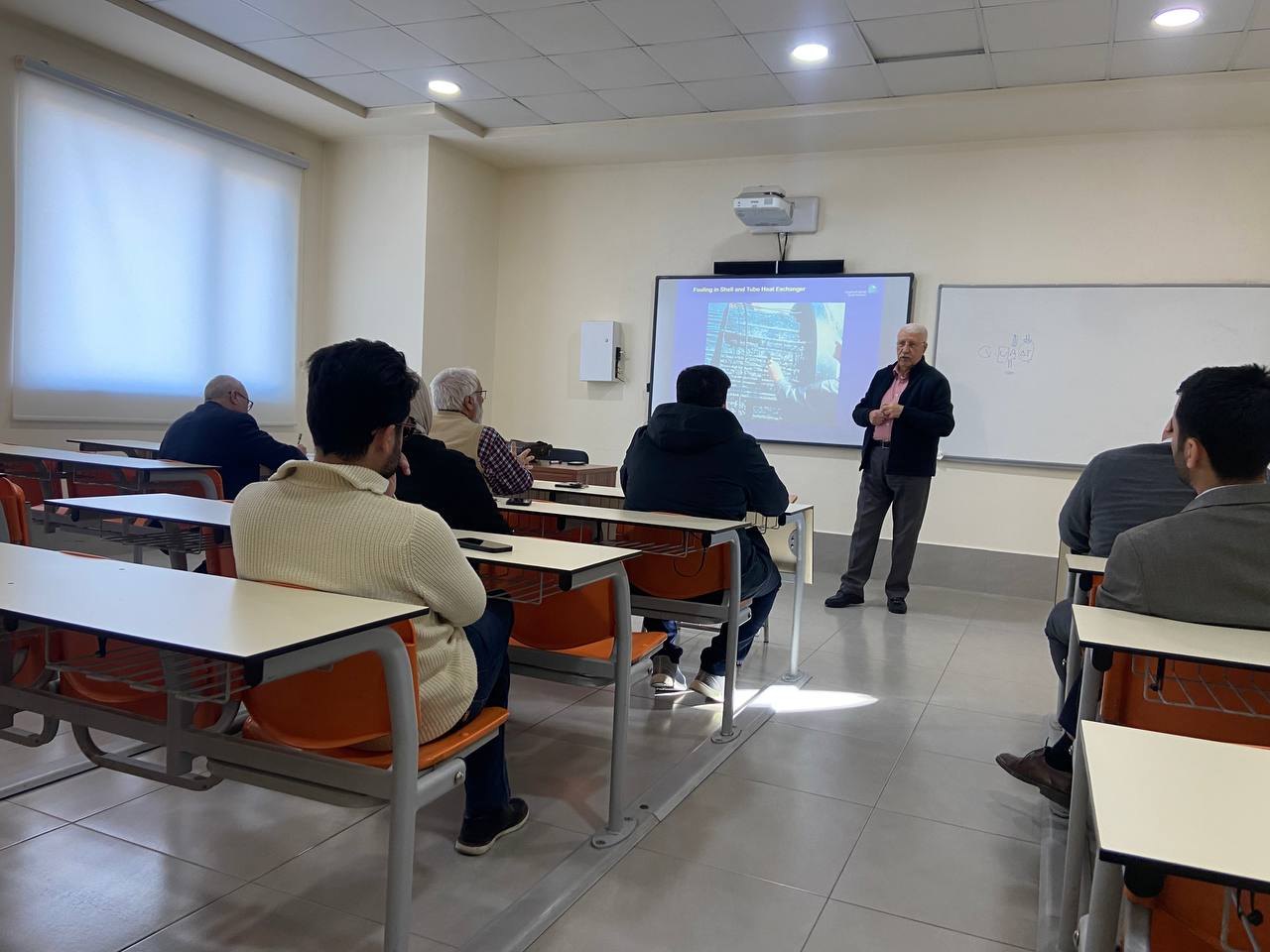 etroleum and Mining Engineering, TIU, heat exchangers, heat transfer, direct and indirect transfer, air coolers, shell and tube exchangers, boilers, refineries, industrial applications, energy efficiency, departmental seminar, interdisciplinary knowledge exchange.