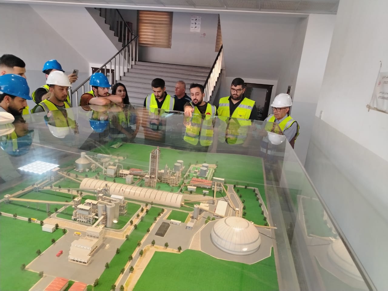 Qarachuq Cement Plant, KAR Group, field trip, cement production, quarry visit, Petroleum and Mining Engineering Department, industrial visit, TIU