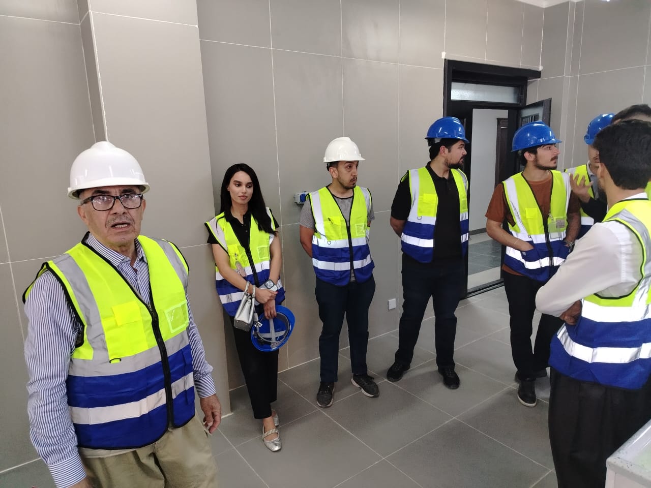 Qarachuq Cement Plant, KAR Group, field trip, cement production, quarry visit, Petroleum and Mining Engineering Department, industrial visit, TIU