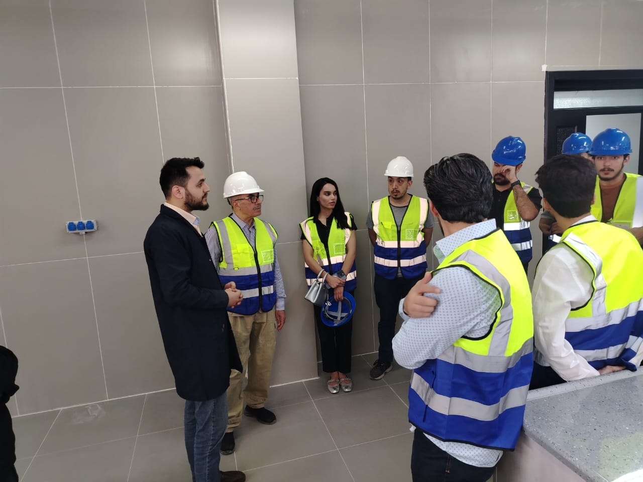 Qarachuq Cement Plant, KAR Group, field trip, cement production, quarry visit, Petroleum and Mining Engineering Department, industrial visit, TIU