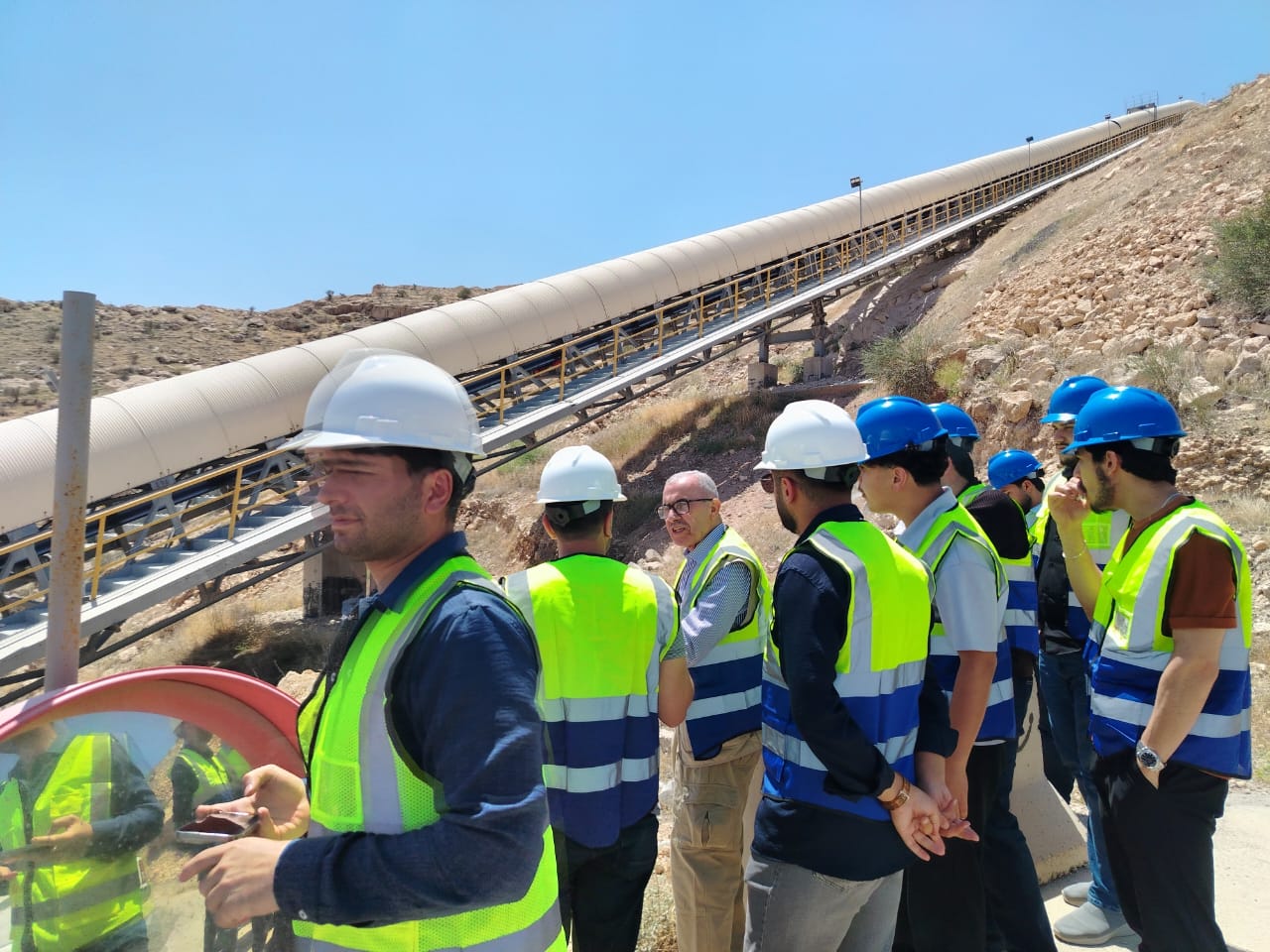 Qarachuq Cement Plant, KAR Group, field trip, cement production, quarry visit, Petroleum and Mining Engineering Department, industrial visit, TIU