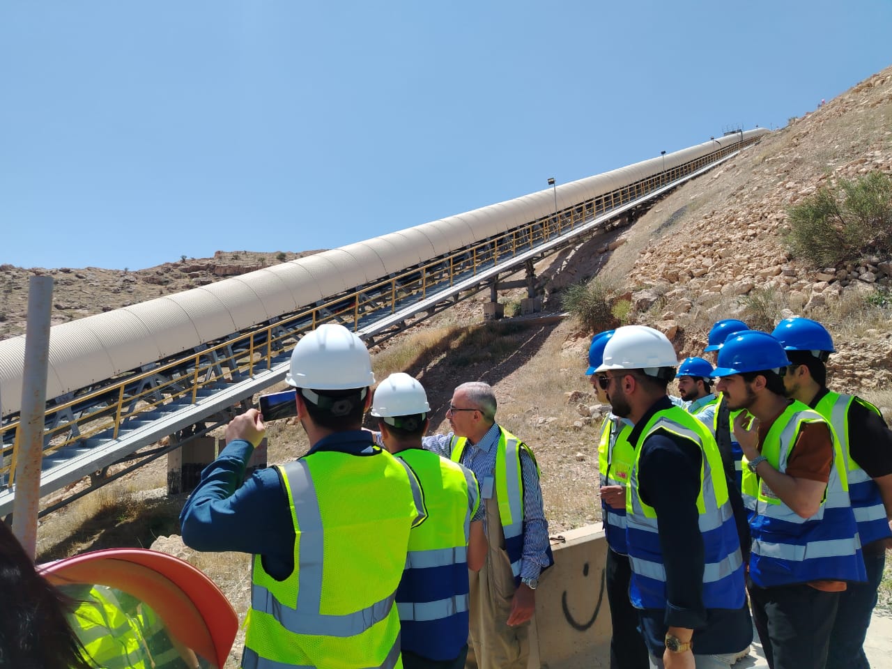 Qarachuq Cement Plant, KAR Group, field trip, cement production, quarry visit, Petroleum and Mining Engineering Department, industrial visit, TIU