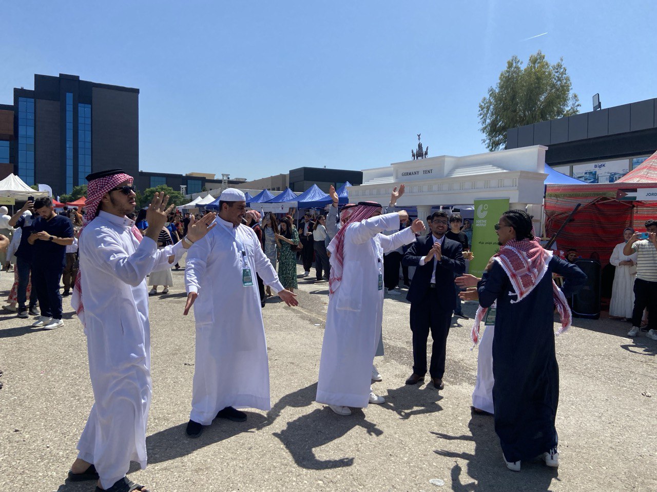 Jordan Tent, PAME, Spring Festival, Tishk International University, Jordanian culture, student involvement, traditional food, cultural celebration, Erbil events, embassy support