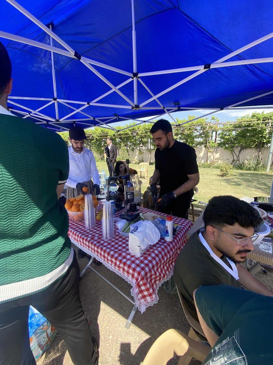 PAME, food fundraising, Spring Festival, Tishk International University, student activities, charity, community service, department engagement, Ala Ibrahim