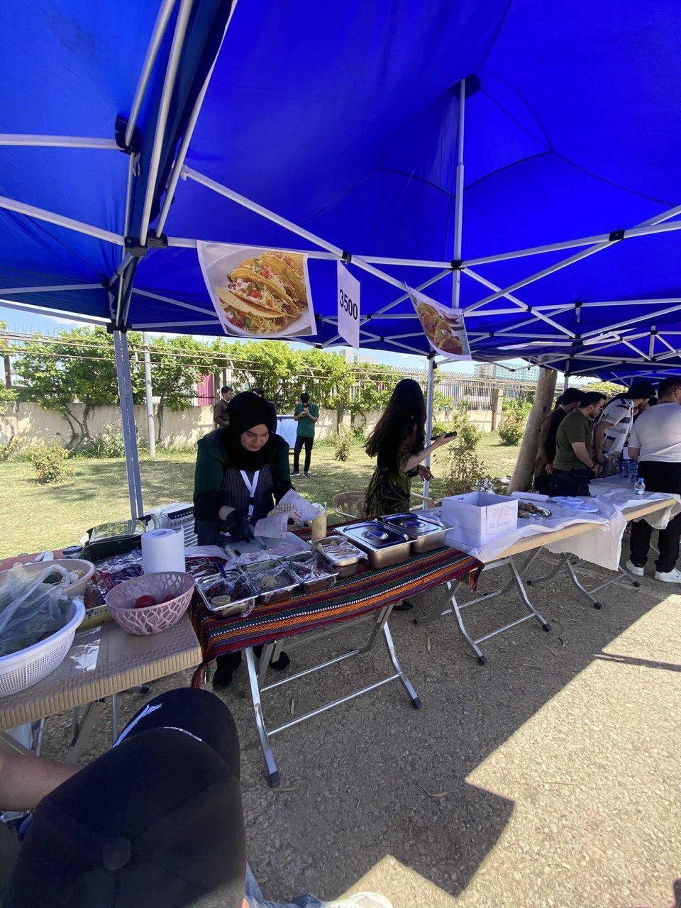 PAME, food fundraising, Spring Festival, Tishk International University, student activities, charity, community service, department engagement, Ala Ibrahim