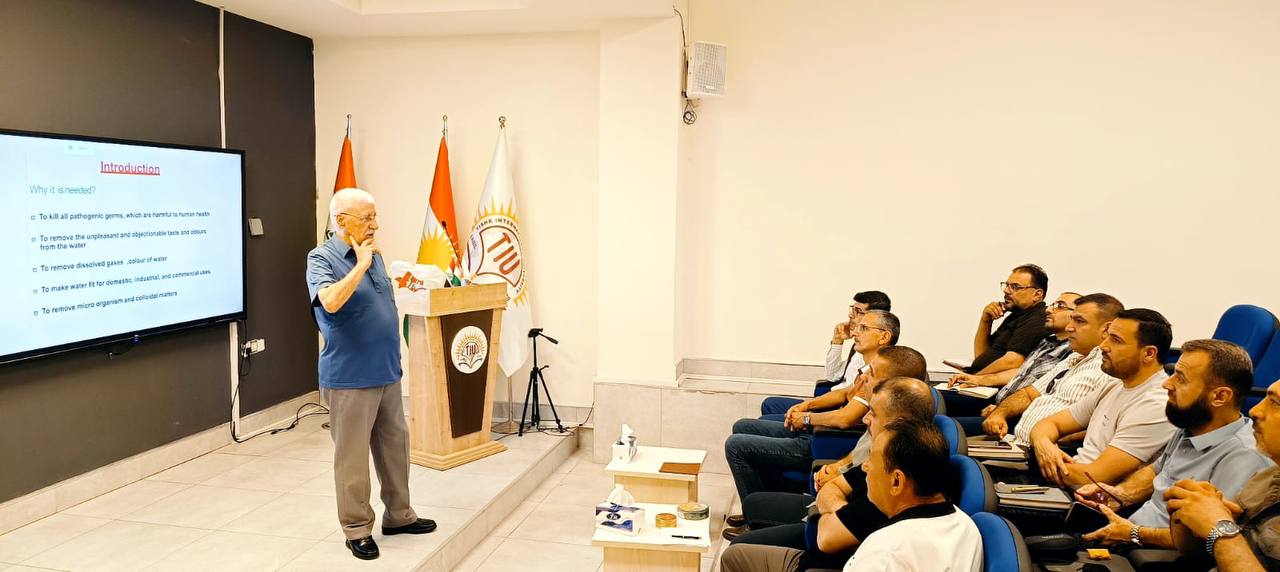 water treatment, heat exchange, training program, North Gas Company, Petroleum and Mining Engineering Department, TIU, industrial collaboration