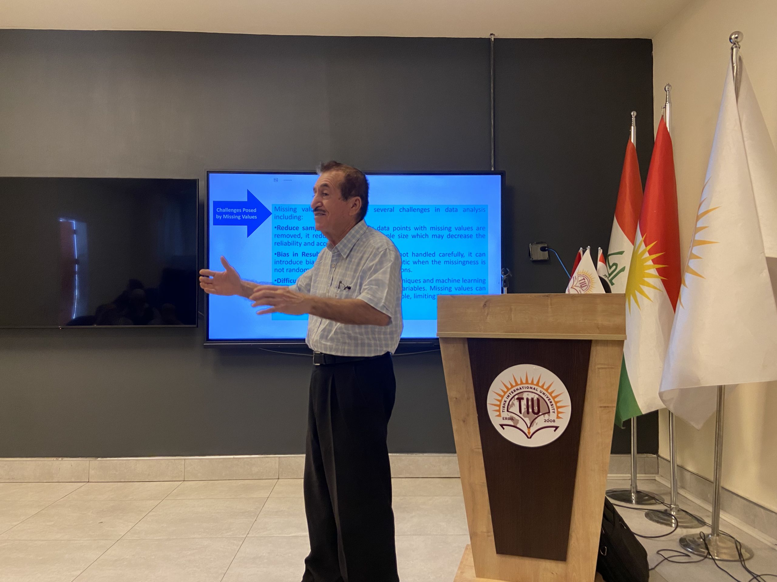 missing data, data analysis, research methods, academic workshop, statistical techniques, bias reduction, TIU, Petroleum and Mining Engineering Department, national workshop, data quality