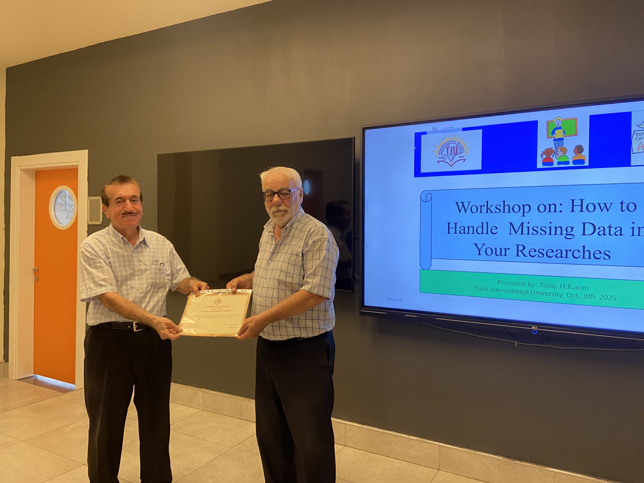 missing data, data analysis, research methods, academic workshop, statistical techniques, bias reduction, TIU, Petroleum and Mining Engineering Department, national workshop, data quality