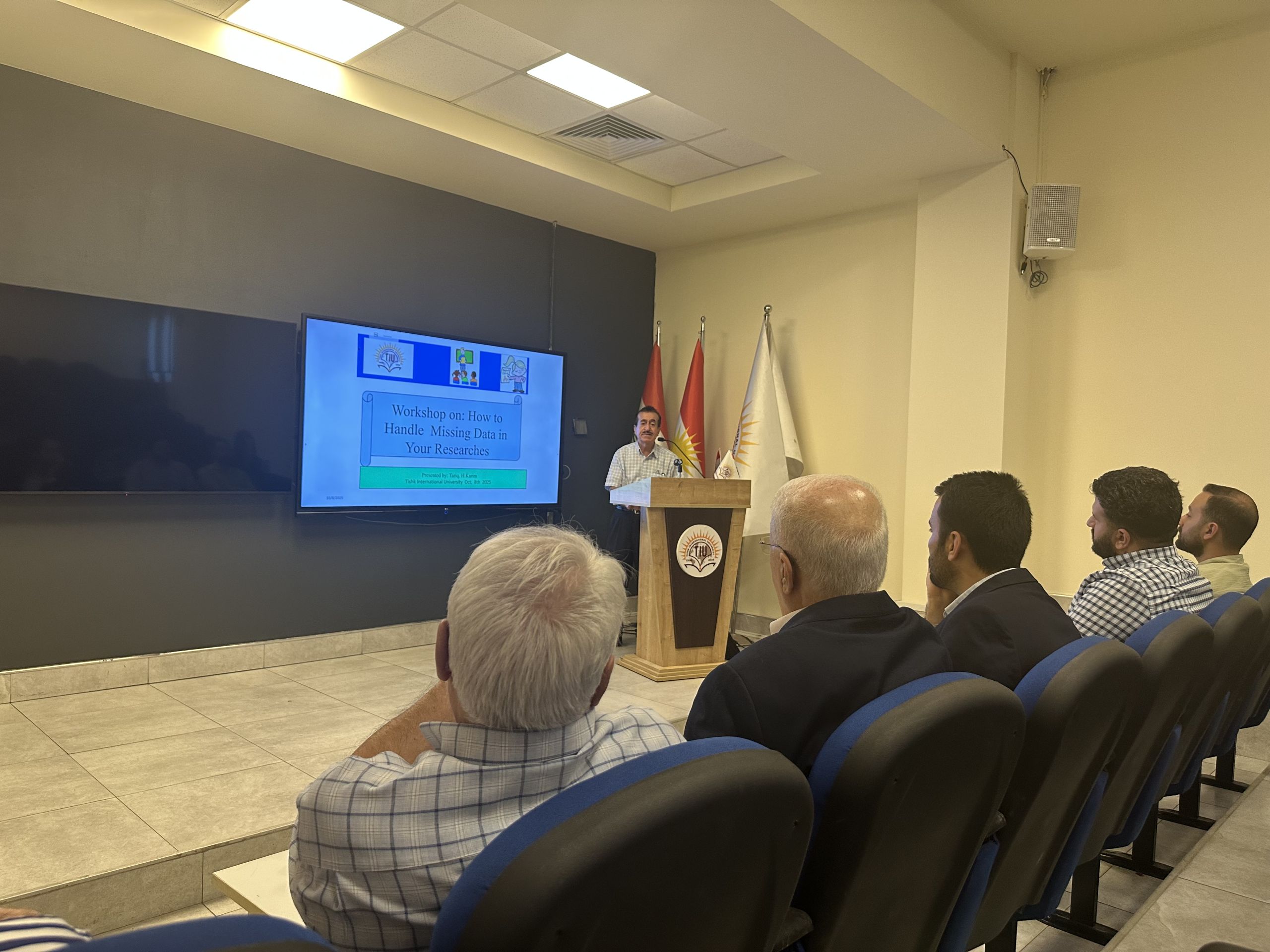 missing data, data analysis, research methods, academic workshop, statistical techniques, bias reduction, TIU, Petroleum and Mining Engineering Department, national workshop, data quality