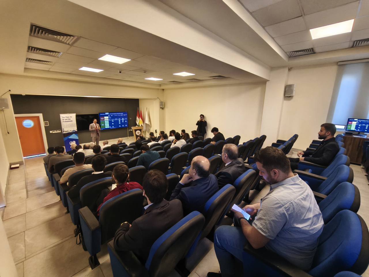 SPE, TIU, Distinguished Lecturer Program, Petroleum and Mining Engineering Department, Carbon Capture and Storage, Carbon Capturing, International Workshop, Energy Transition, APES, Diego A. Vazquez Anzola, SPE Northern Iraq Section, Industry Collaboration, Decarbonization