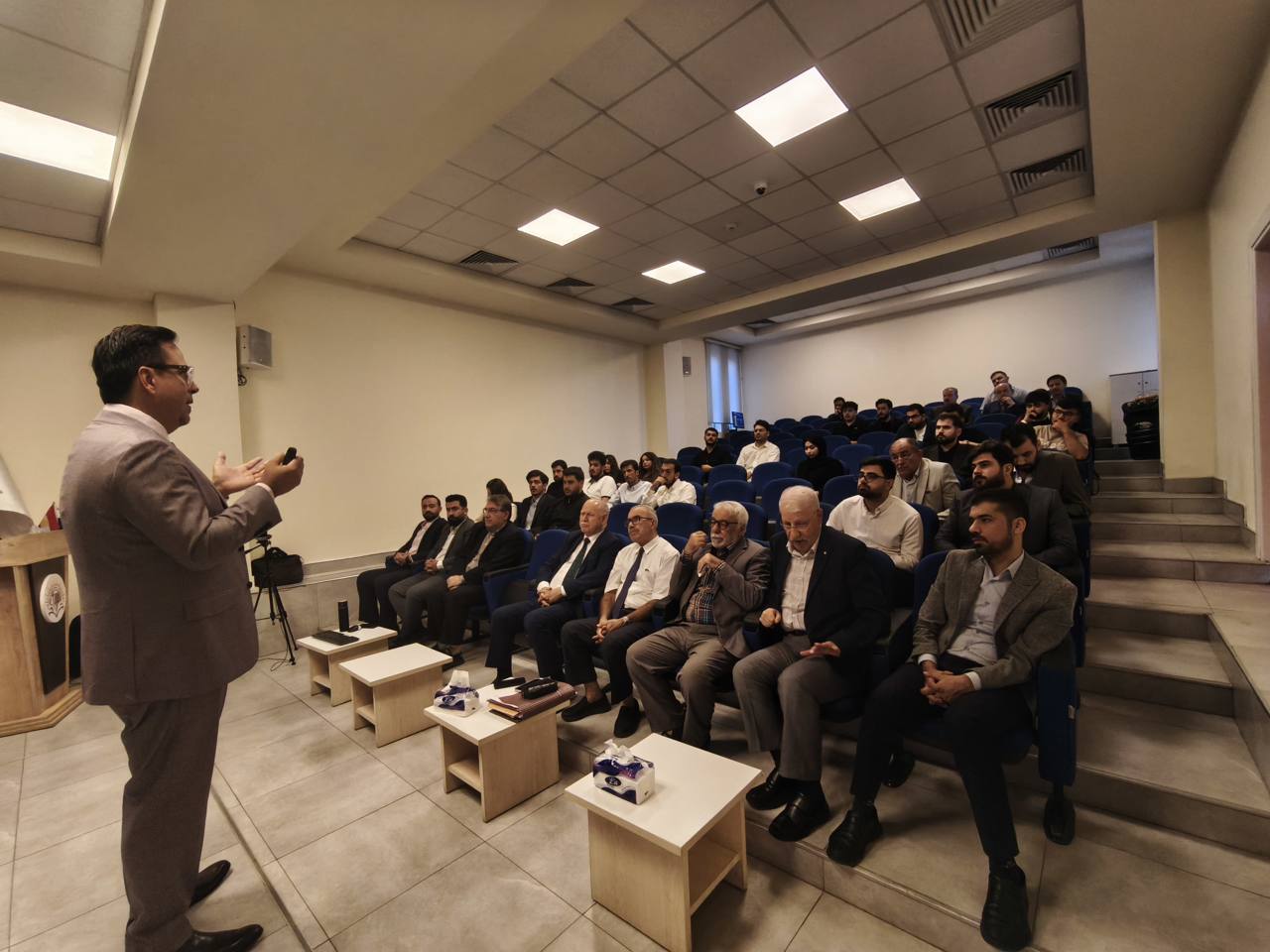 SPE, TIU, Distinguished Lecturer Program, Petroleum and Mining Engineering Department, Carbon Capture and Storage, Carbon Capturing, International Workshop, Energy Transition, APES, Diego A. Vazquez Anzola, SPE Northern Iraq Section, Industry Collaboration, Decarbonization