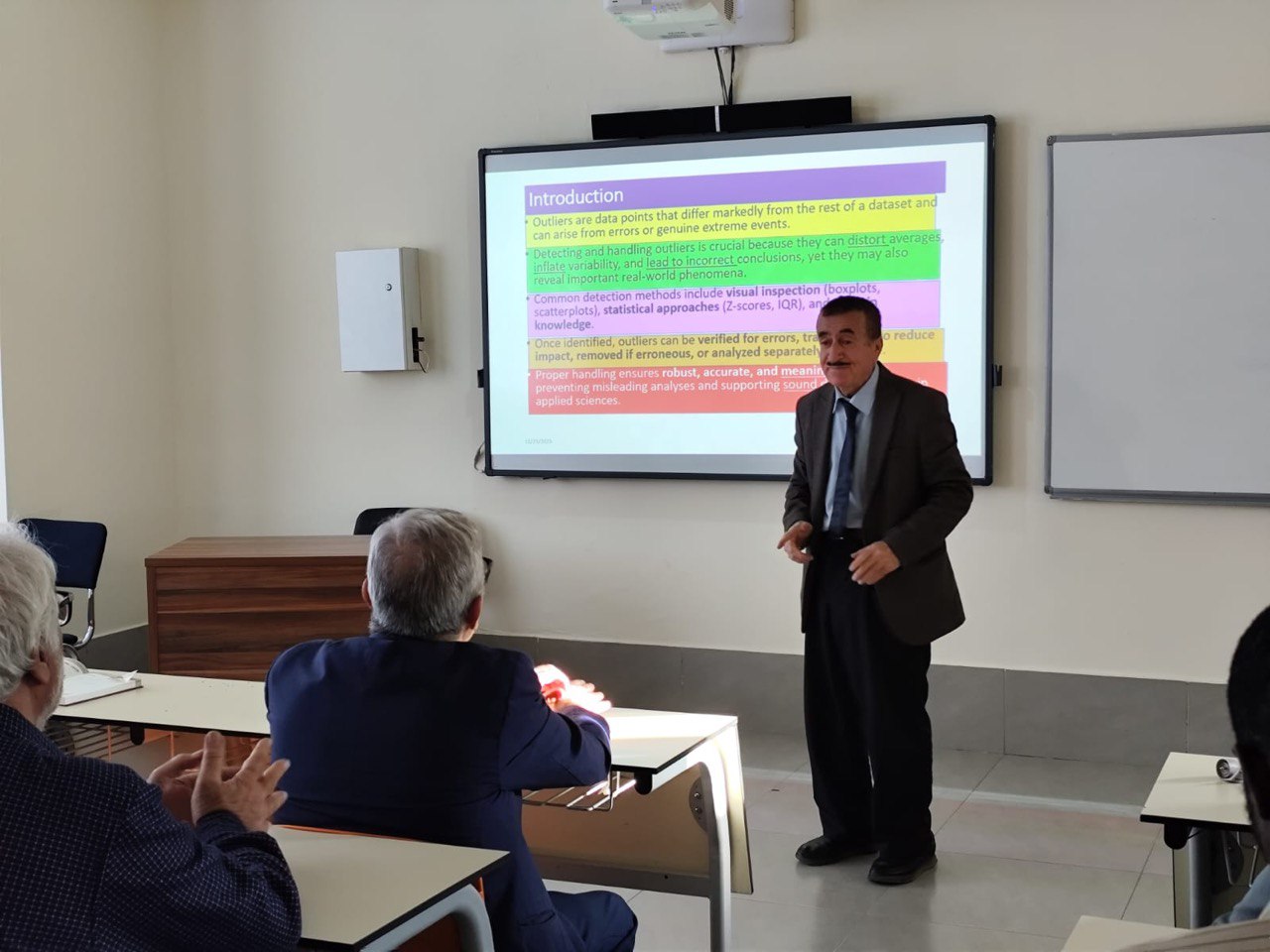 Petroleum and Mining Engineering Department, PAME, TIU, Tishk International University, TIU Engineering, Petroleum Engineering TIU, Mining Engineering TIU, TIU Petroleum Department, TIU Mining Department, Departmental Seminar TIU, Academic Seminar TIU, Research Seminar TIU, Data Analysis Seminar, Outliers in Research, Prof Tariq H Karim, TIU Events, Engineering Research TIU, Academic Activities TIU, University Seminars Erbil, Engineering Department Iraq