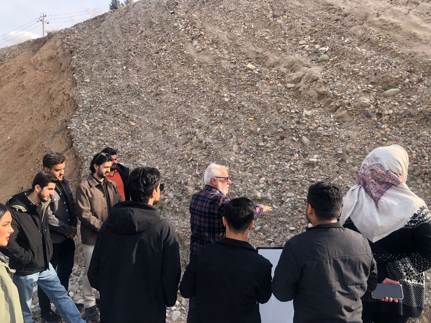 Petroleum and Mining Engineering Department, PAME, Tishk International University, TIU, Geological Field Trip, Erbil–Shaqlawa Road, Regional Geology, Rock Formations, Pirmam Anticline, Field Training, Undergraduate Students