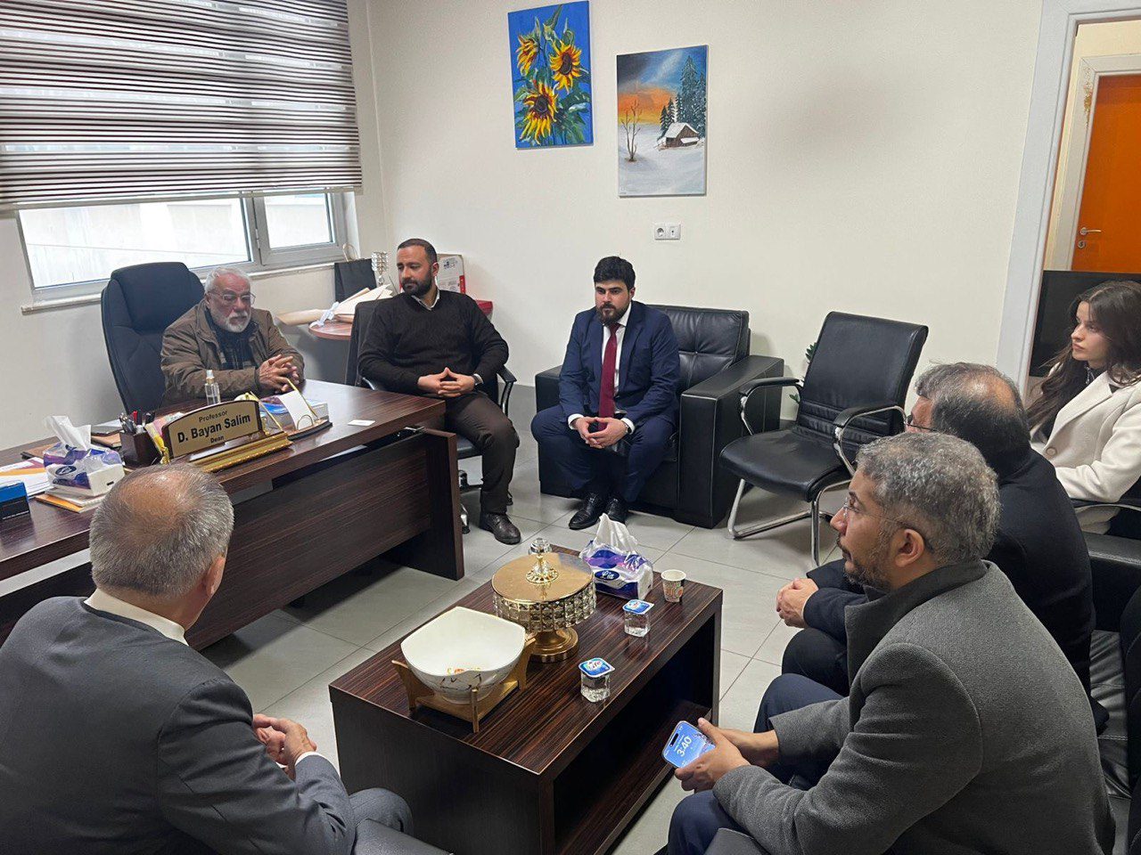 Meeting between SPE delegation and TIU leadership