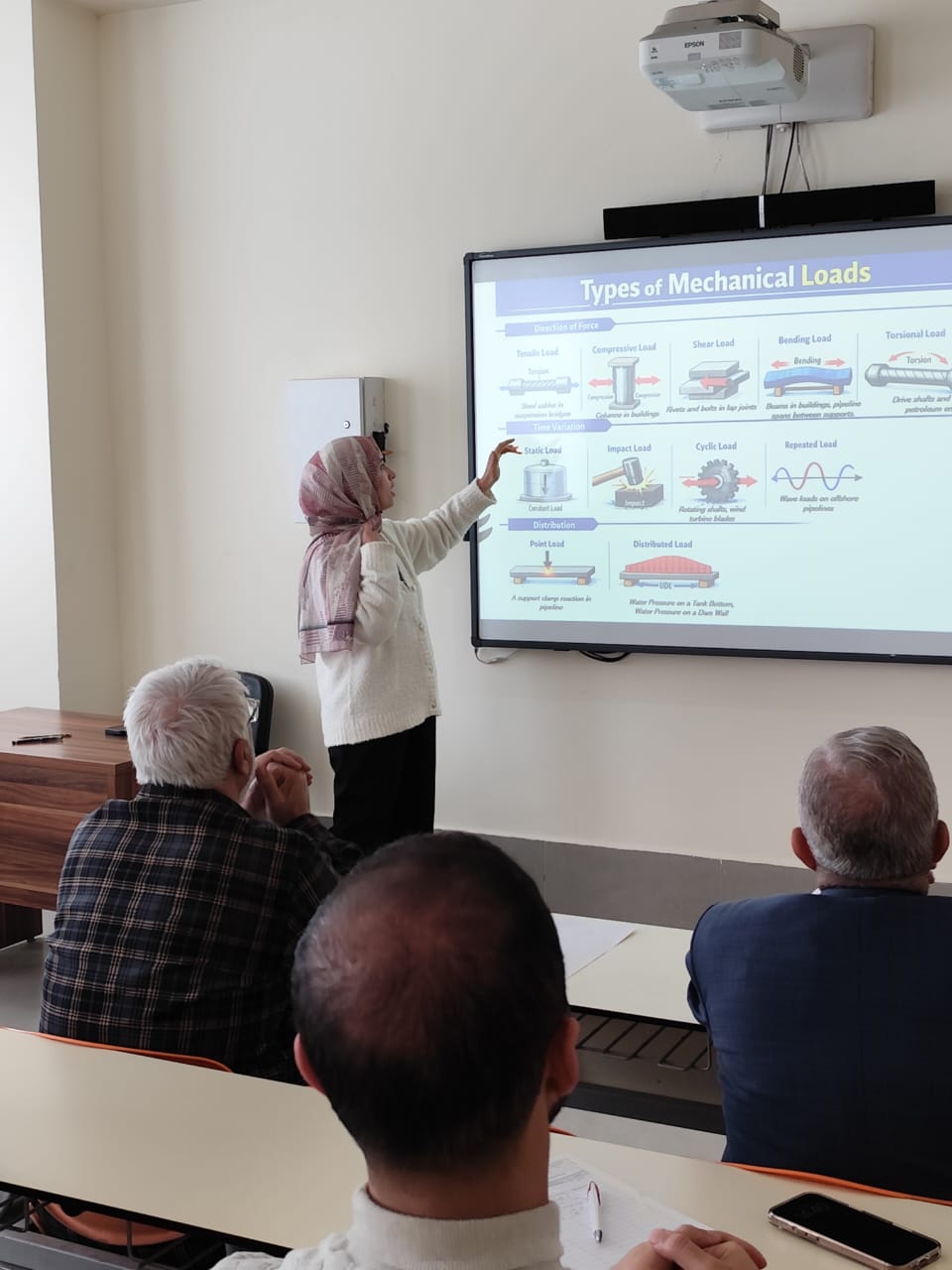 Departmental seminar at TIU on material behavior