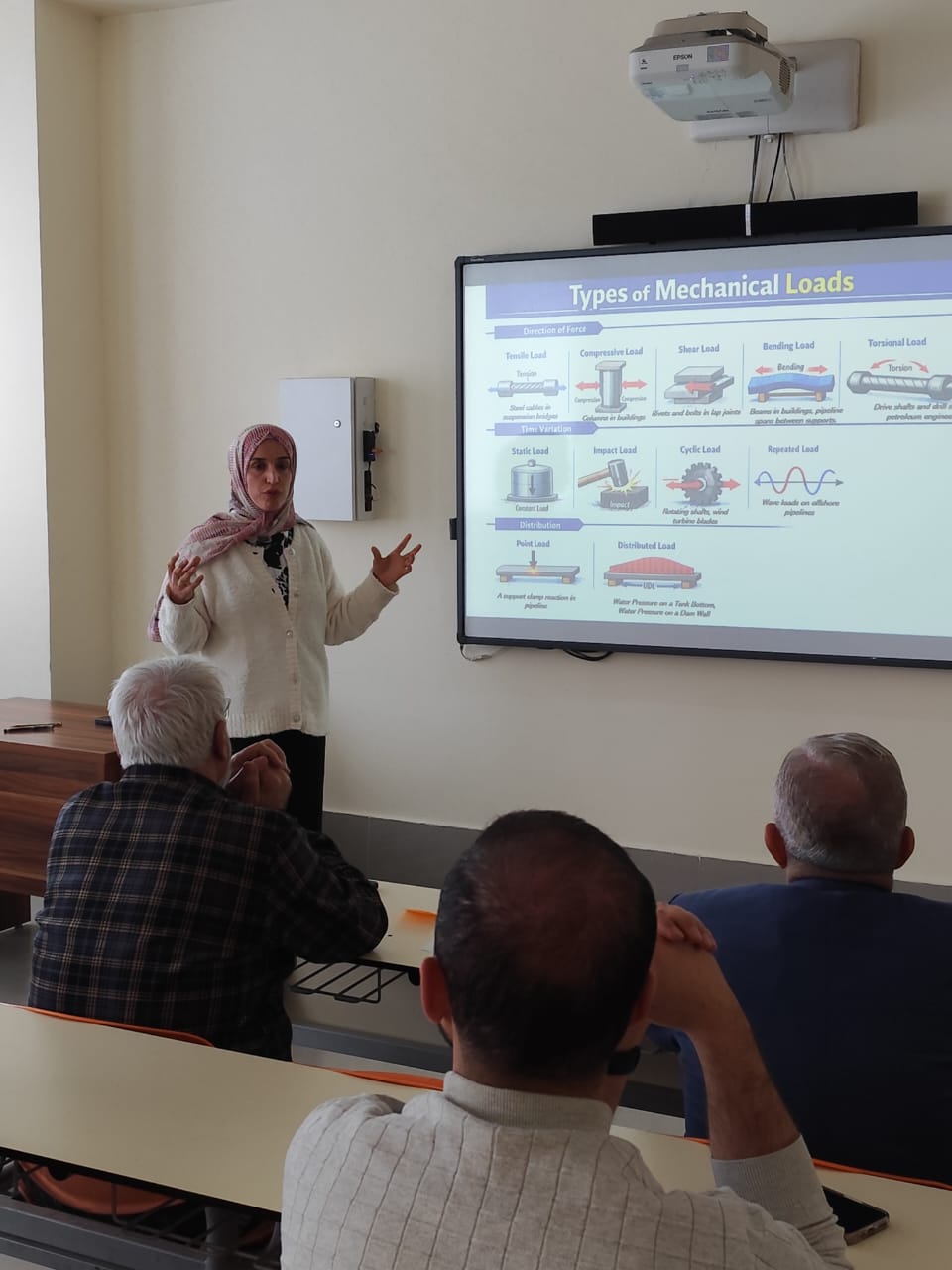 Ms. Jwan Khaleel presenting seminar