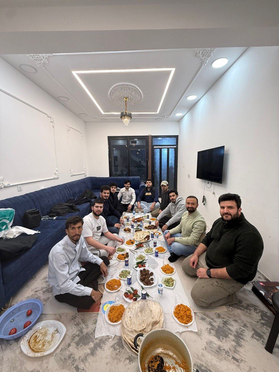 PAME students and lecturers during iftar