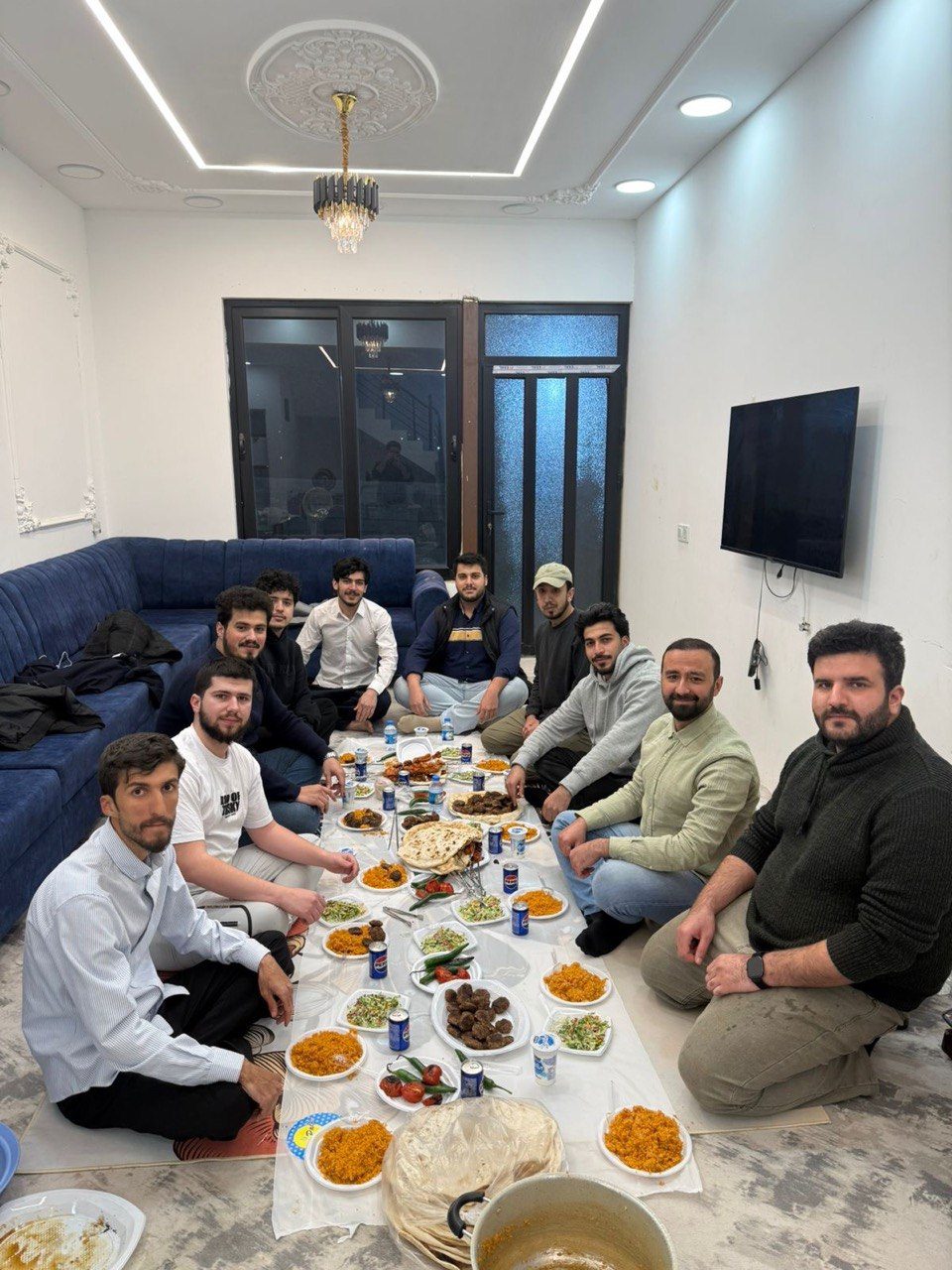 PAME students and lecturers during iftar