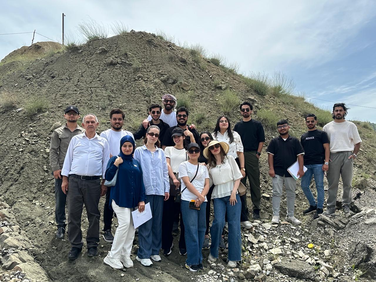 Geological field trip at TIU in Shaqlawa