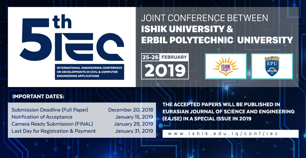 Tiu Computer Engineering 5th International Engineering Conference on Developments in Civil ...